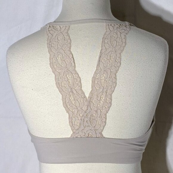 5/$25 Victoria’s Secret Body By Victoria Beige Racerback Perfct Coverage Bra 32F - Picture 2 of 11